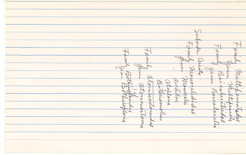 index card