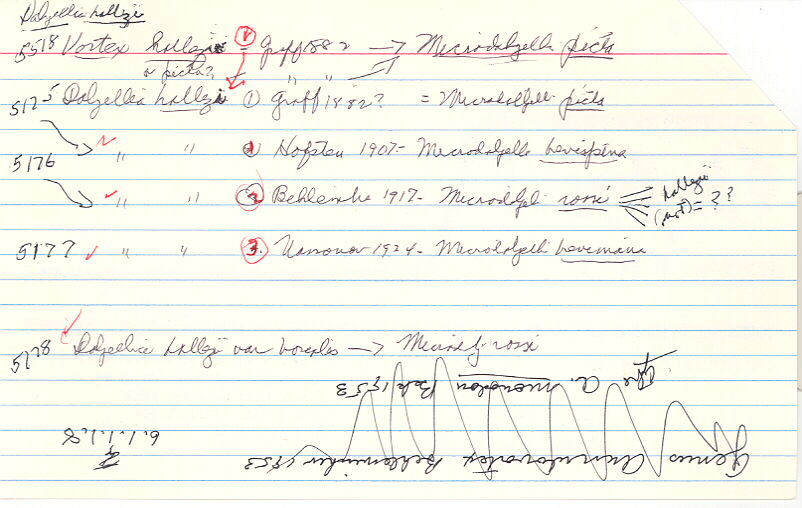 index card