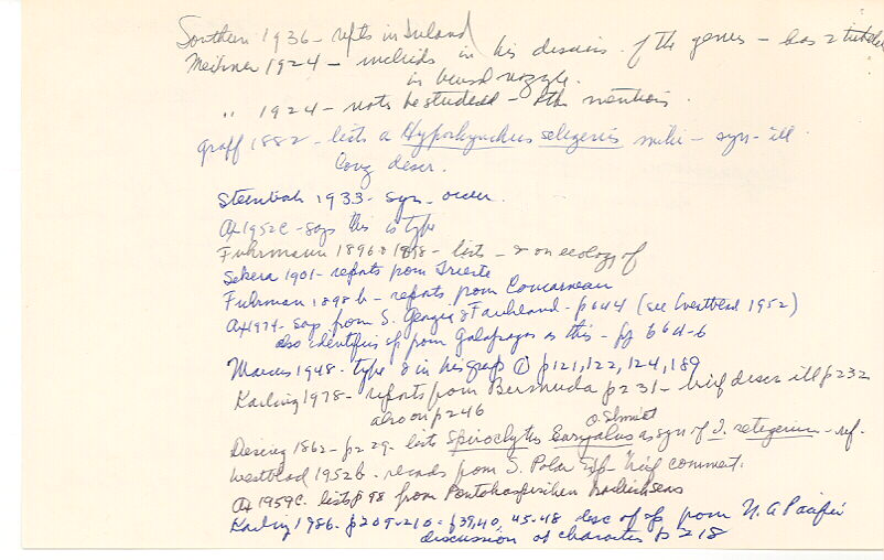 index card