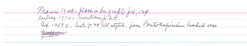 index card