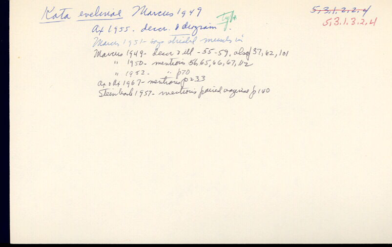 index card
